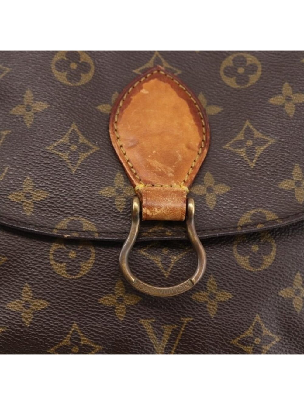 Authentic LOUIS VUITTON Monogram Saint Cloud GM Shoulder Bag M51242 LV - Picture 7 of 16